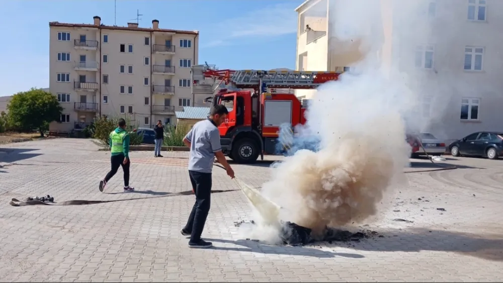 Çamardı’da HAP Tatbikatı gerçekleştirildi