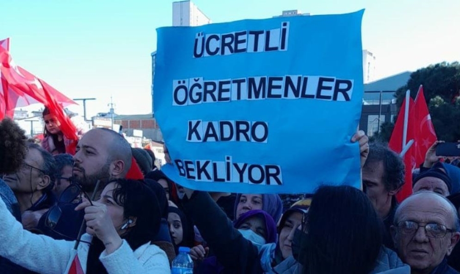 Ücretli öğretmenler taleplerini açıkladı