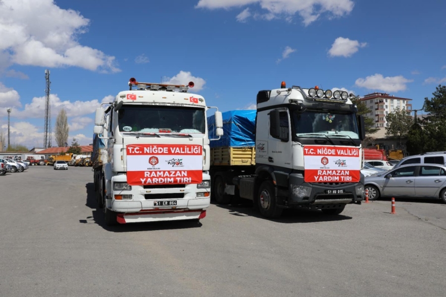 Niğde’den Osmaniye’ye gıda yardımı