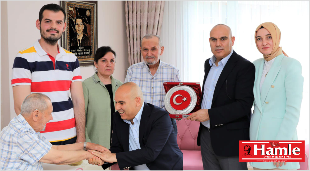 Vali Koç şehit babalarını unutmadı