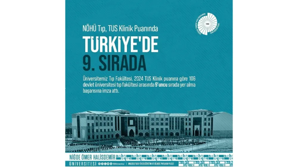 NİĞDE ÖMER HALİSDEMİR ÜNİVERSİTESİ TIP FAKÜLTESİ TUS