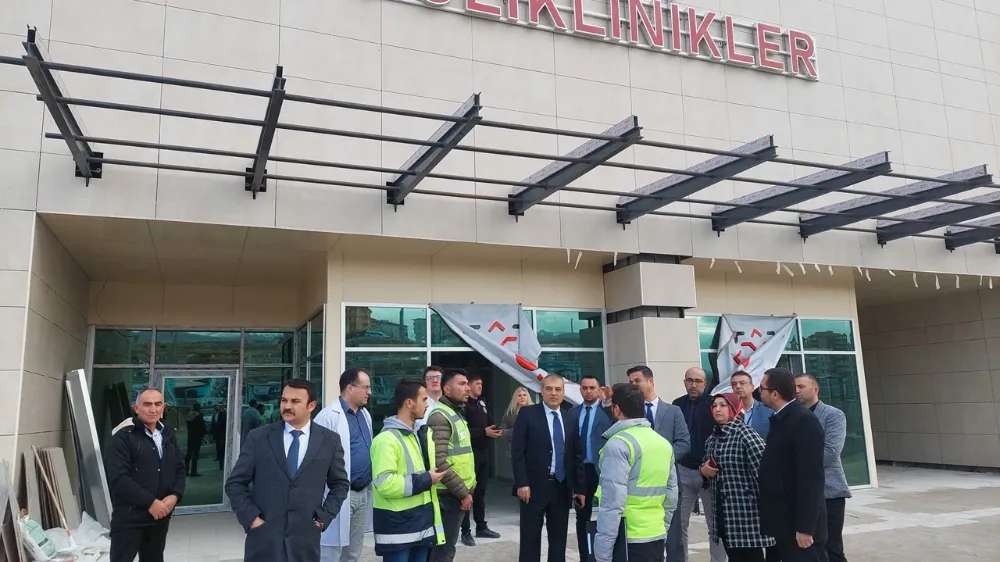 Sağlık Müdürü Karaca hastane ek İnşaatını inceledi