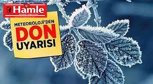 Niğde İçin Zirai Don Uyarısı!