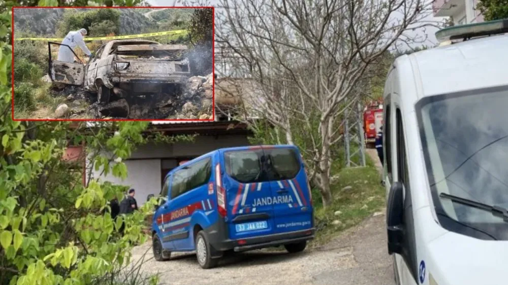 Kan donduran olay: Anne ve oğlu evde, baba araçta yanarak öldü