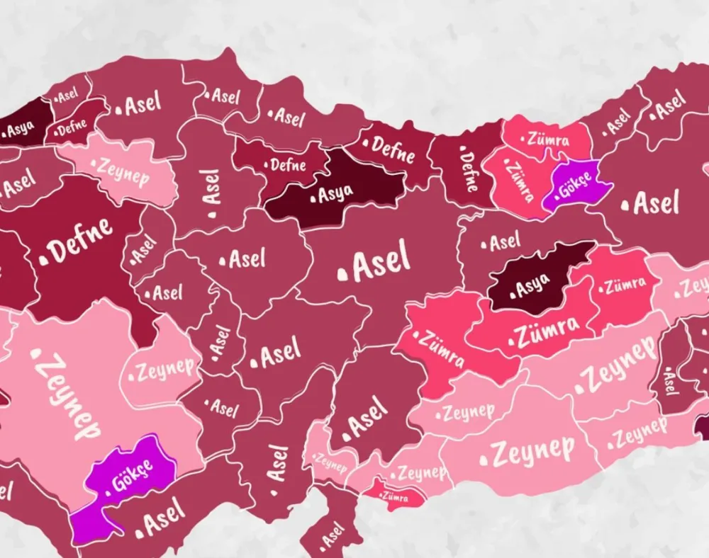 Niğde’de kızlarda en çok o isim tercih ediliyor