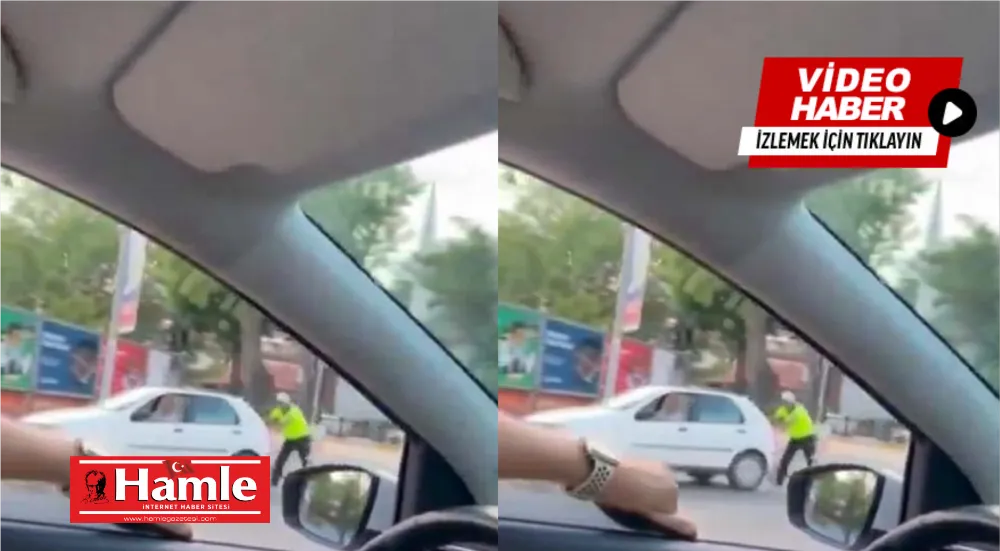 Böyle rahatlık görülmedi, trafik polisinin haklı sitemi gülümsetti