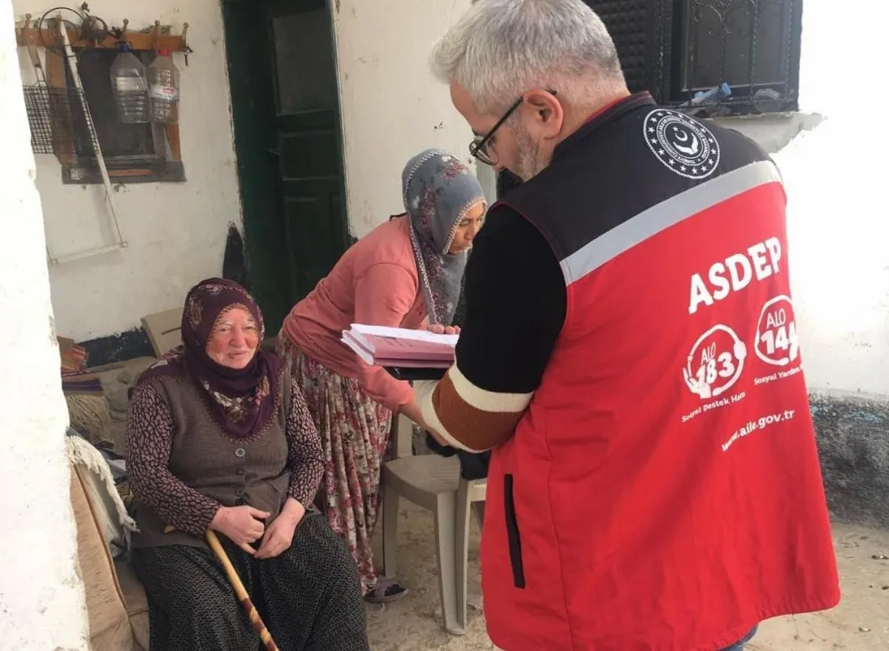 NİĞDE SOSYAL HİZMET MERKEZİ ASDEP EKİBİ SAHADA
