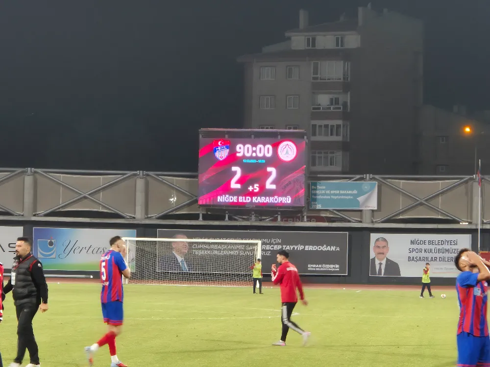 NİĞDE BELEDİYESPOR 5 ŞUBAT’TA ZAFERİ KAÇIRDI