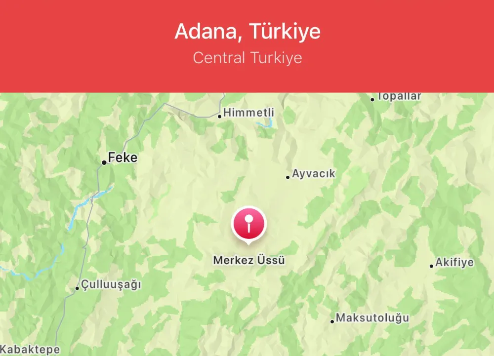 ADANA – FEKE’DE 3,9 ŞİDDETİNDE DEPREM 