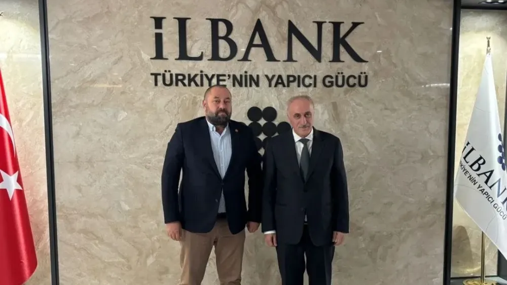 ÇUKURKUYU BELEDİYE BAŞKANI HALİSDEMİR’DEN İLBANK ZİYARETİ