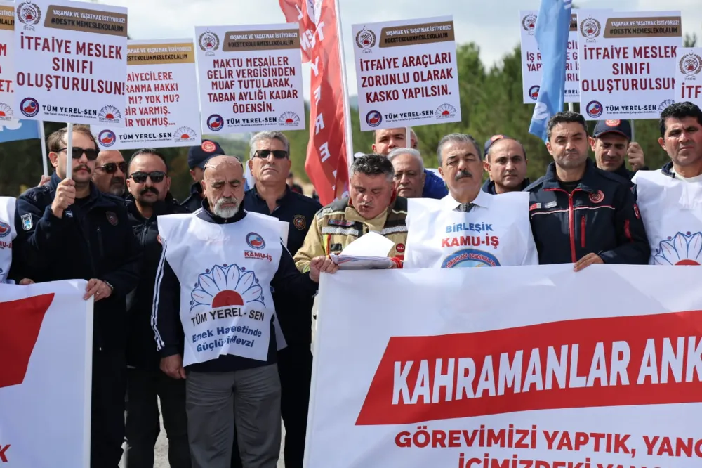 İTFAİYECİLERDEN FERYAT: “RİSK YÜKSEK, STATÜ YOK”