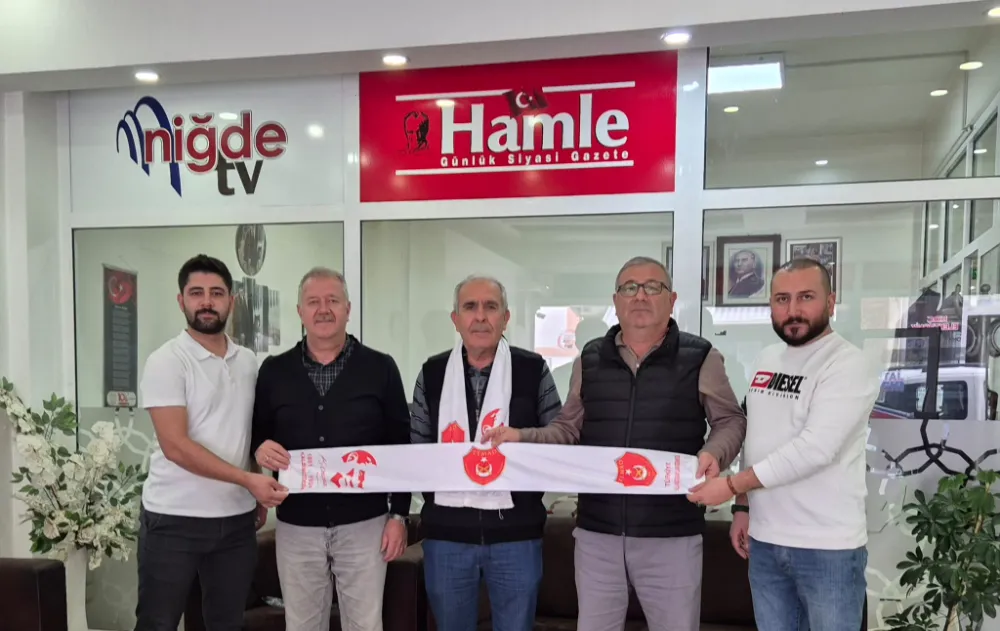NİĞDE TEMAD’TAN HAMLE GAZETESİNE ZİYARET