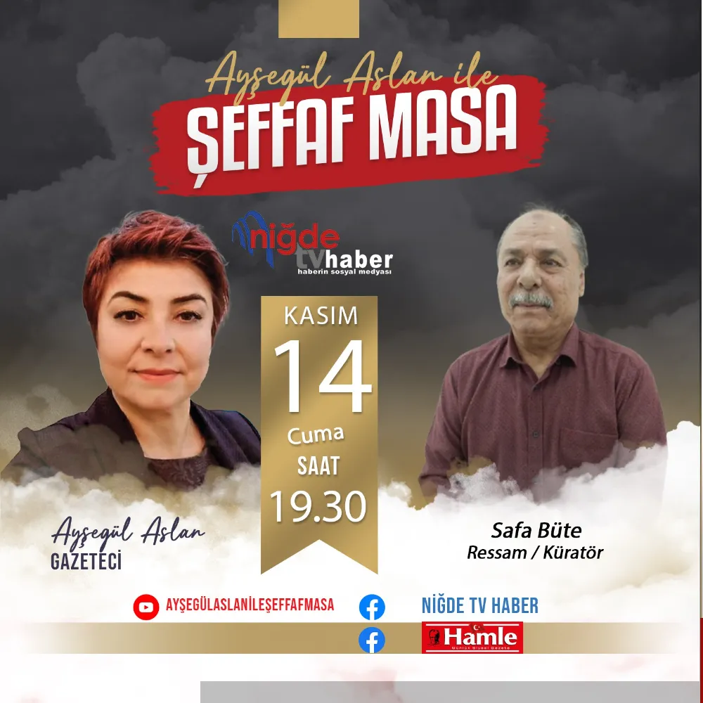 NİĞDE’DEN DÜNYAYA UZANAN  SANAT KÖPRÜSÜ “ ŞEFFAF MASA”DA