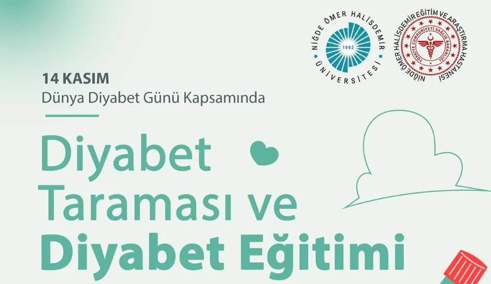 DİYABET GÜNÜNDE FARKINDALIK ETKİNLİĞİ NÖHÜ’DE