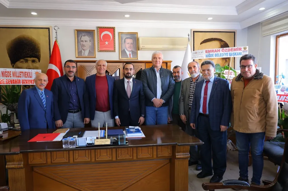 İLİM YAYMA CEMİYETİ’NDEN BAŞKAN EREN’E TEBRİK ZİYARETİ