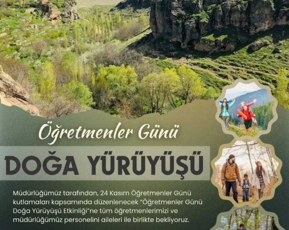 NİĞDE’DE ÖĞRETMENLER GÜNÜ DOĞA YÜRÜYÜŞÜYLE KUTLANACAK