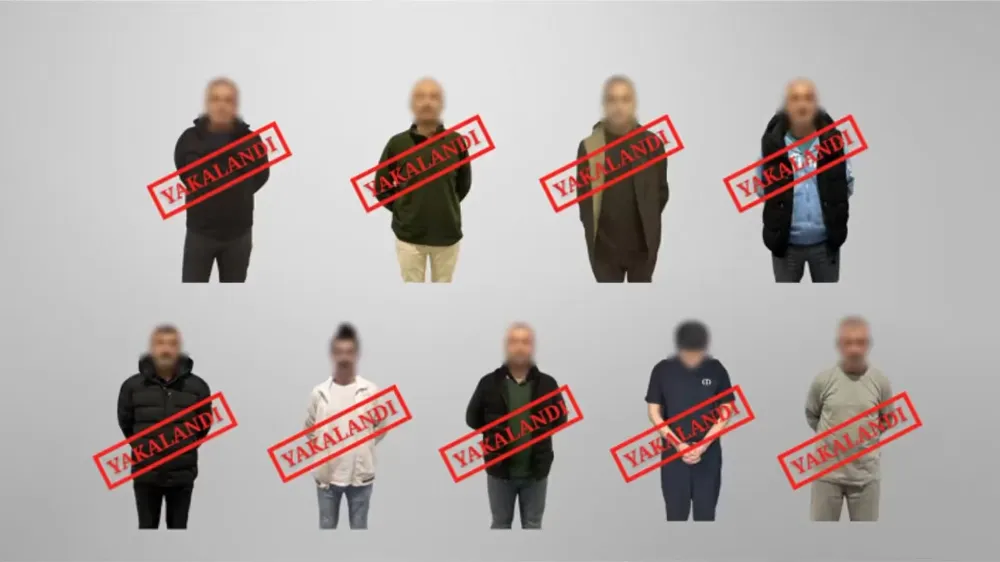 KIRMIZI BÜLTEN OPERASYONU: 9 FİRARİ YAKALANDI (VİDEO HABER)