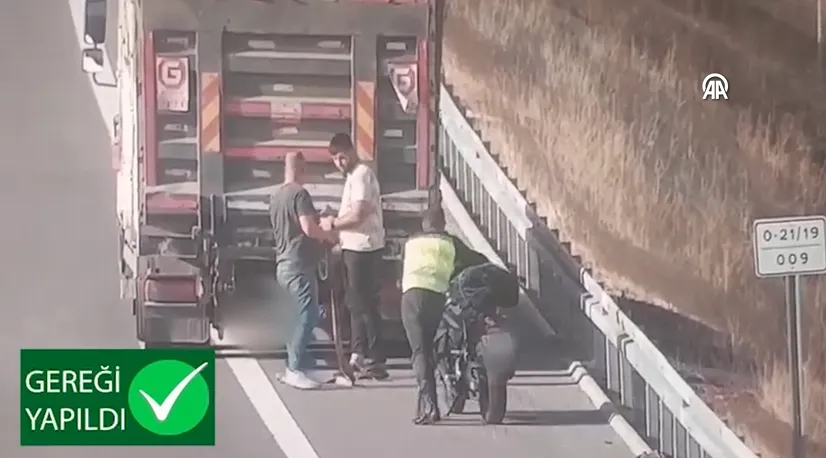 NİĞDE ANKARA OTOYOLUNDA CANLARINI HİÇE SAYDILAR (VİDEO HABER)