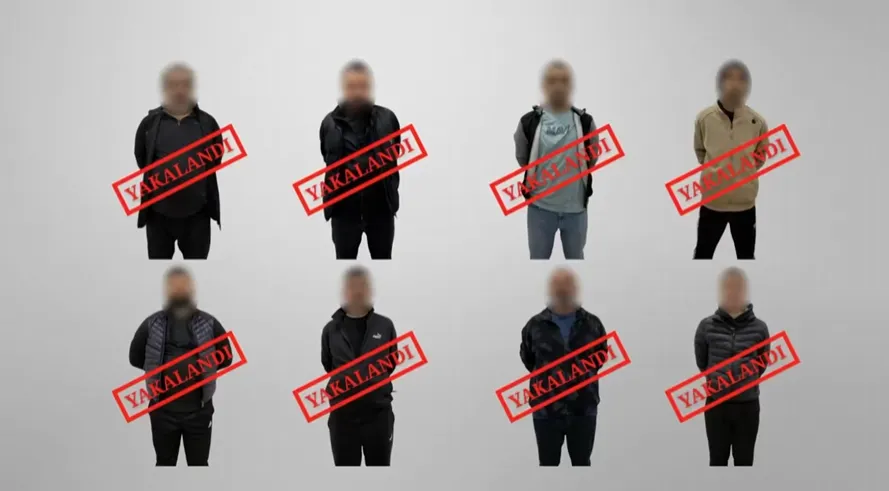 KIRMIZI BÜLTENLE ARANAN 8 SUÇLU YAKALANDI!