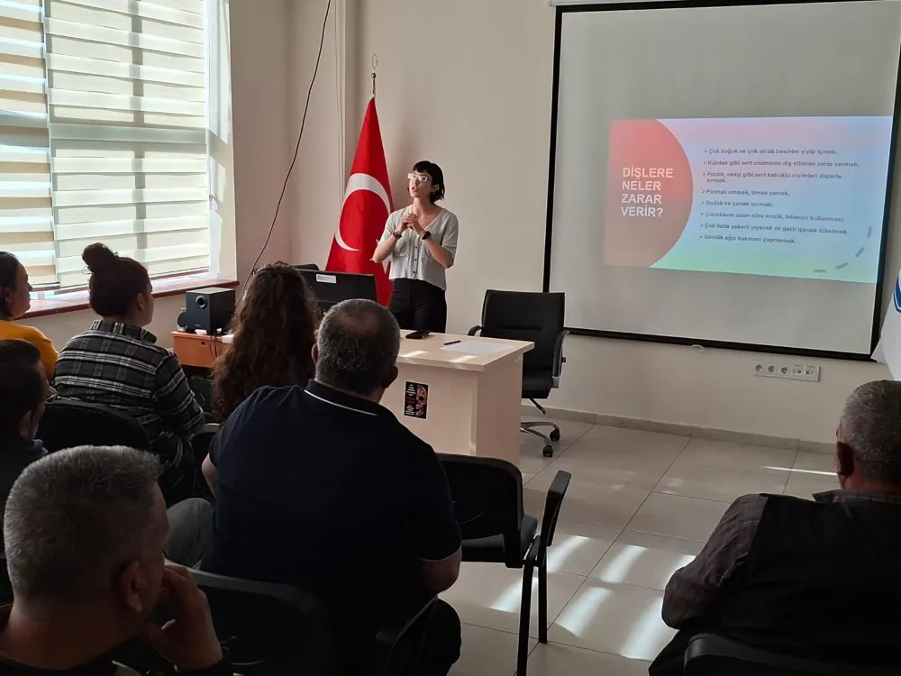 DENETİMLİ SERBESTLİK BİRİMİNDE AĞIZ VE DİŞ SAĞLIĞI EĞİTİMİ GERÇEKLEŞTİRİLDİ