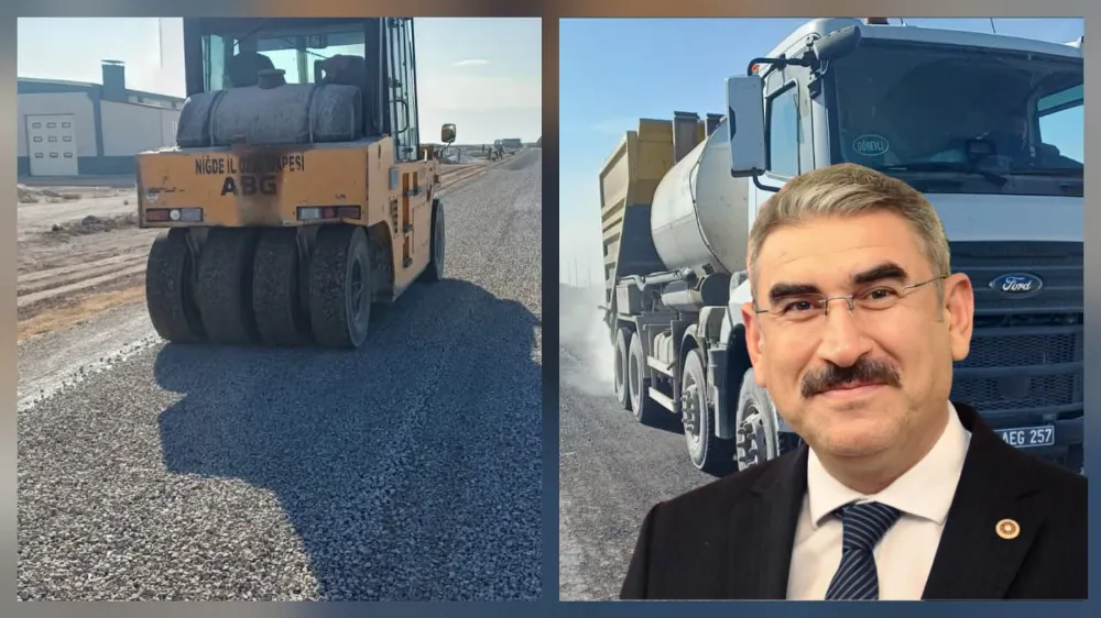 BOR OSB’DE ASFALT ÇALIŞMALARI HIZ KESMEDEN DEVAM EDİYOR