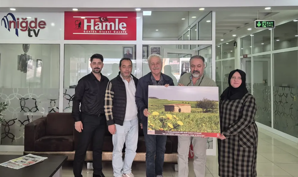 HALİLOĞULLARI VE PİŞKİN’DEN HAMLE GAZETESİ’NE ZİYARET