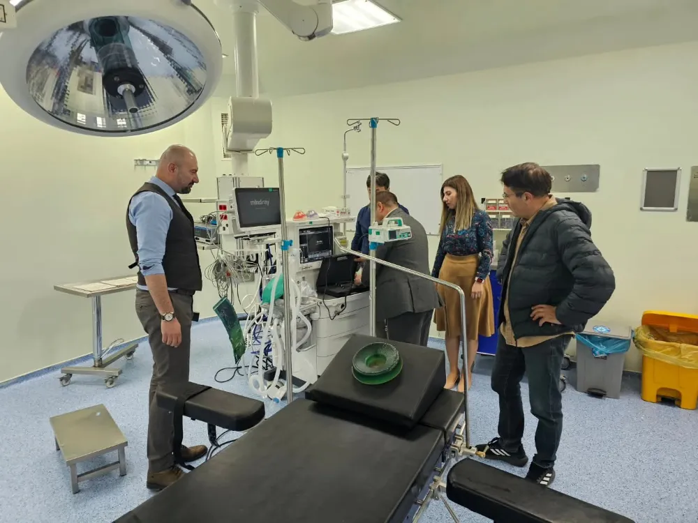 YANGIN SONRASI AMELİYATHANELER YENİ ALANLARINA TAŞINDI