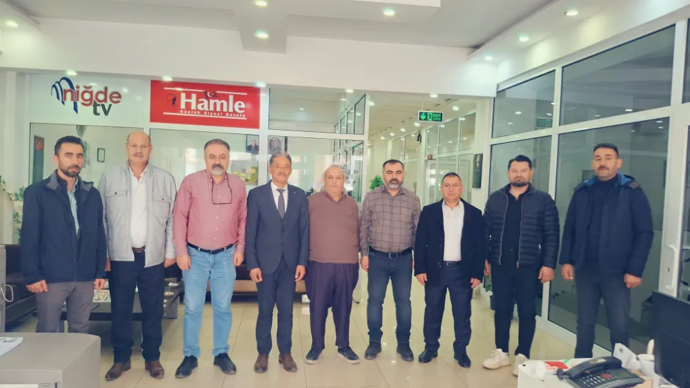 NİĞDE MARANGOZLAR VE İNŞAATÇILAR ODASI’NDAN HAMLE GAZETESİ’NE ZİYARET