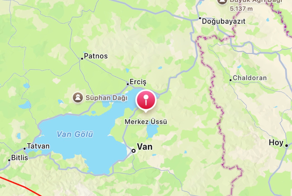 Van’da 4.6 Büyüklüğünde Deprem!