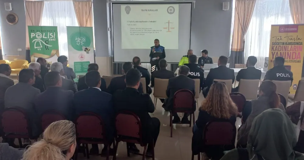 NARKOTİK POLİSİNDEN 473 VATANDAŞA UYUŞTURUCU İLE MÜCADELE EĞİTİMİ