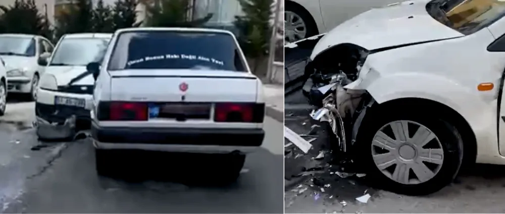 NİĞDE’DE İKİ ARAÇ ÇARPIŞTI (VİDEO HABER)