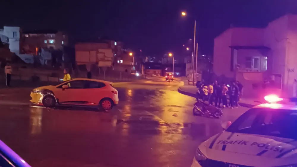 KALE MAHALLESİ’NDE MOTOSİKLET KAZASI 1 YARALI