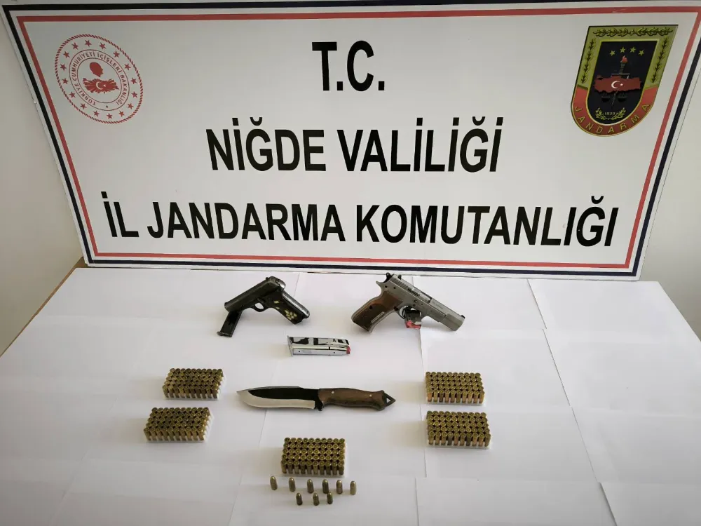 NİĞDE’DE RUHSATSIZ SİLAH OPERASYONU