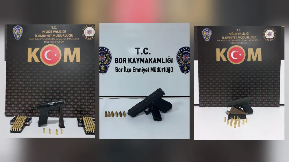 NİĞDE’DE SİLAH OPERASYONU