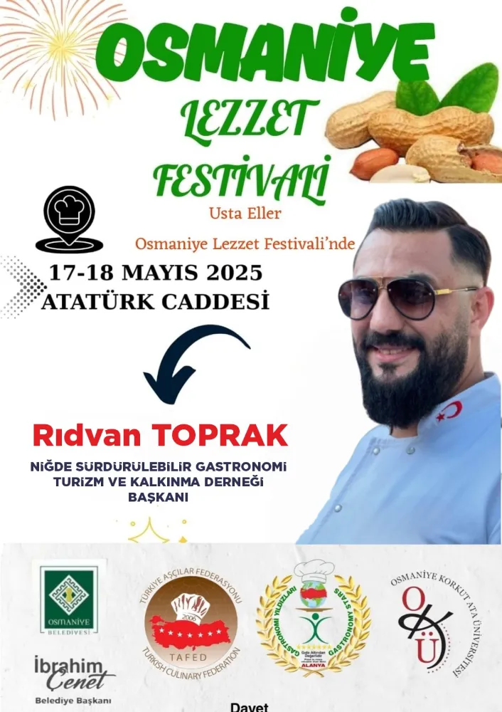 GASTRO NİĞDE EKİBİNDEN OSMANİYE LEZZET FESTİVALİNE ÇIKARTMA