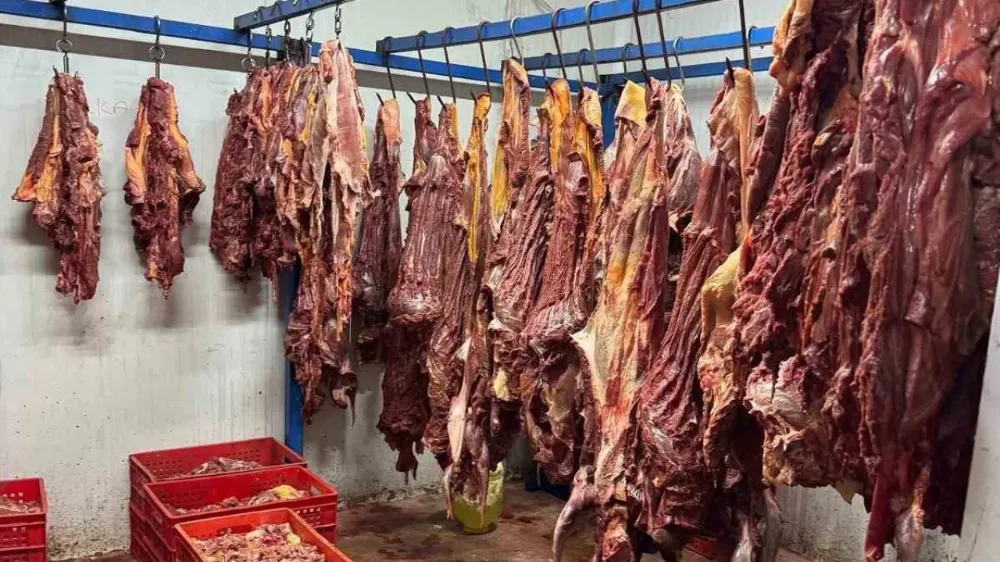  3 TON BOZULMUŞ VE MÜHÜRSÜZ ET ELE GEÇİRİLDİ