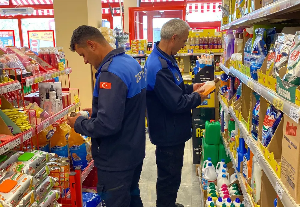 ÇİFTLİK’TE ZİNCİR MARKETLERE SIKI DENETİM