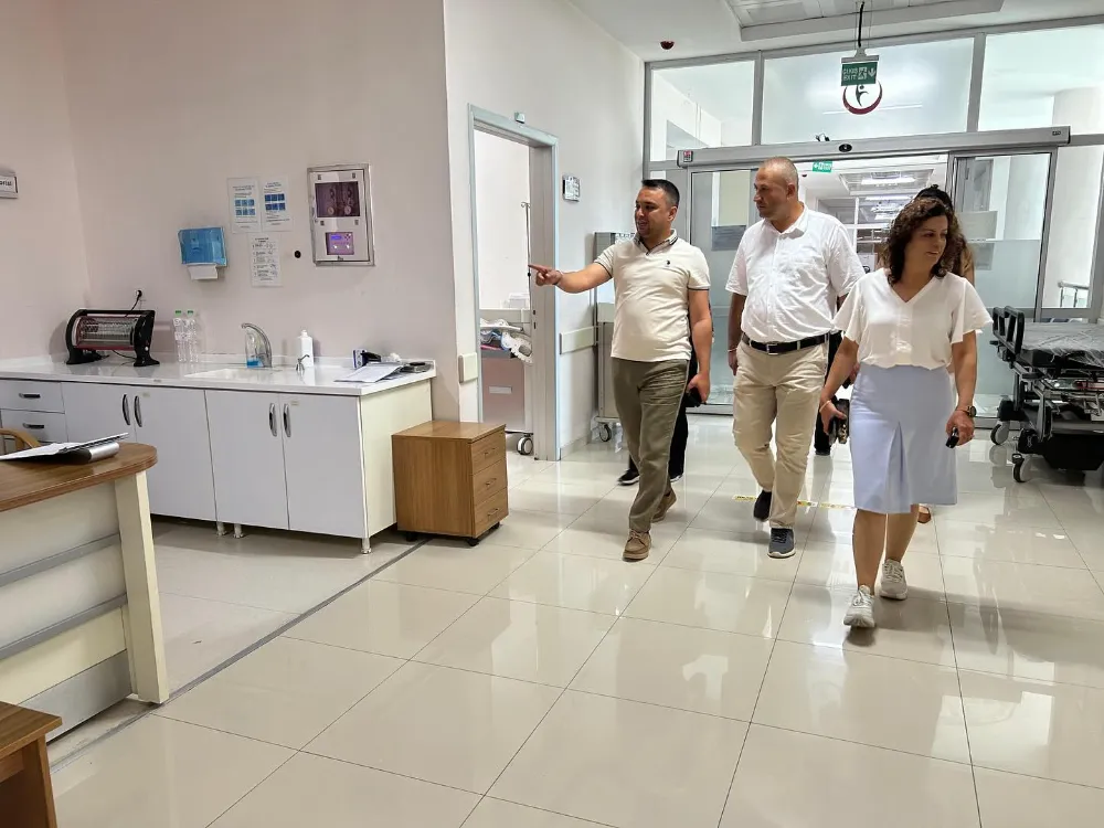 ÇİFTLİK DEVLET HASTANESİ HİZMETLERİ YERİNDE İNCELENDİ