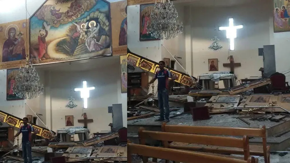 ŞAM’DA KİLİSEYE SALDIRI ÖLÜ VE YARALILAR VAR
