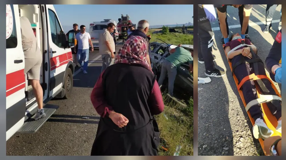 NİĞDE-KAYSERİ YOLUNDA ARIZA YAPAN ARACA TIR ÇARPTI