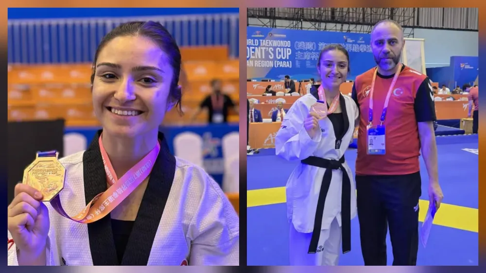 NİĞDELİ SPORCU BÜŞRA EMİRE DÜNYA SAHNESİNDE