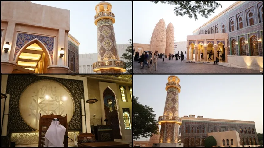 KATAR’DA TÜRK İMZASI: KATARA CAMİ MİMARİSİYLE GÖZ KAMAŞTIRIYOR