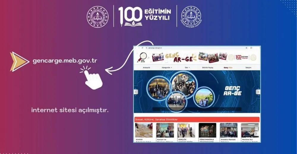 “GENÇ AR-GE” İNTERNET SİTESİ ERİŞİME AÇILDI