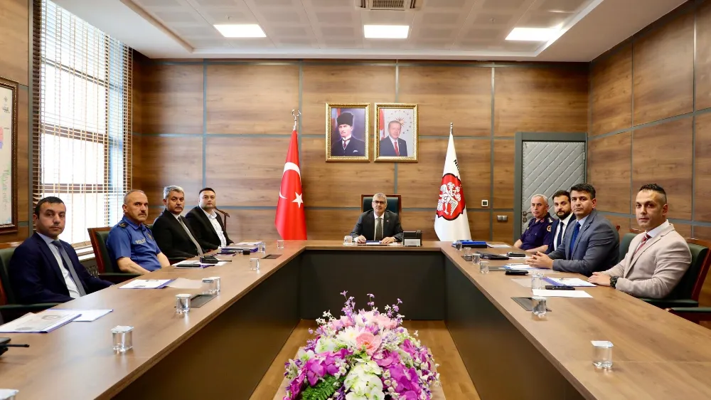 NİĞDE’DE GÜVENLİK VE ASAYİŞ KOORDİNASYON TOPLANTISI GERÇEKLEŞTİRİLDİ