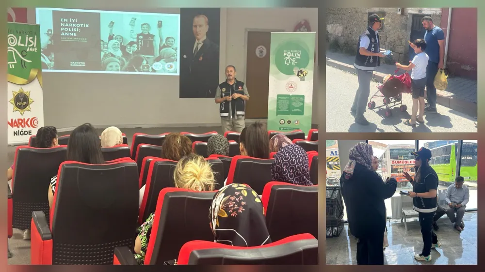 NİĞDE’DE NARKOTİK FARKINDALIĞI ARTIRIYOR BİN 430 KİŞİYE ULAŞILDI