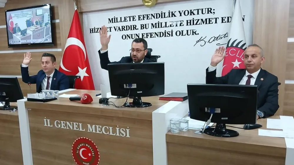 NİĞDE İL GENEL MECLİSİ TEMMUZ AYI İKİNCİ BİRLEŞİMİ GERÇEKLEŞTİRİLDİ