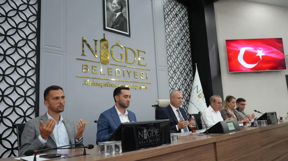 NİĞDE BELEDİYE MECLİSİ TEMMUZ AYI TOPLANTISI GERÇEKLEŞTİRİLDİ