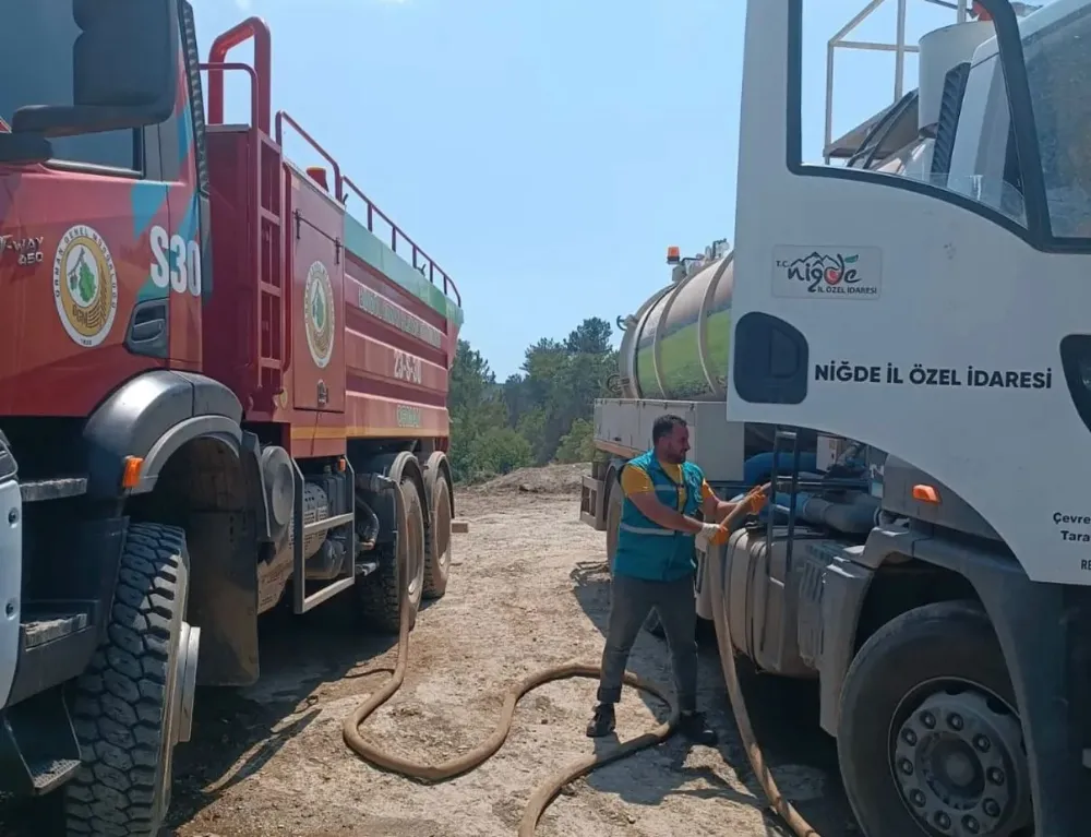 BURSA’DAKİ ORMAN YANGININA NİĞDE’DEN DESTEK