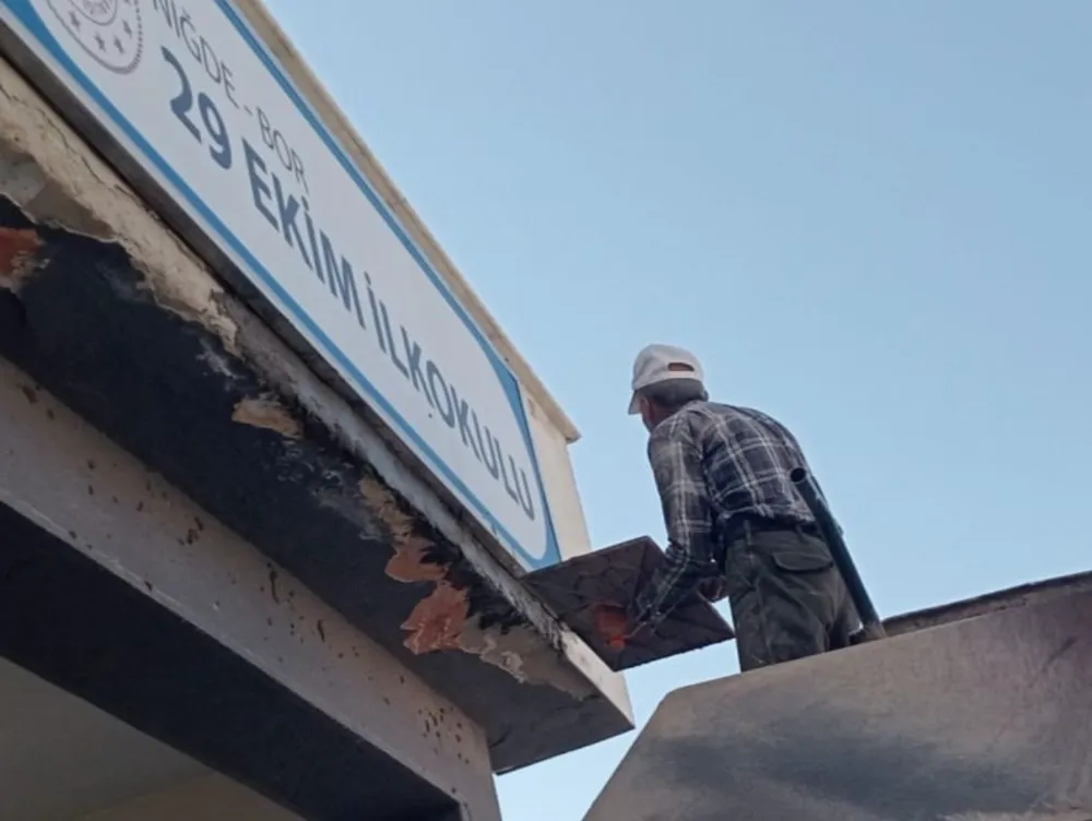 BOR’DA OKULLAR YENİ EĞİTİM ÖĞRETİM YILINA HAZIRLANIYOR