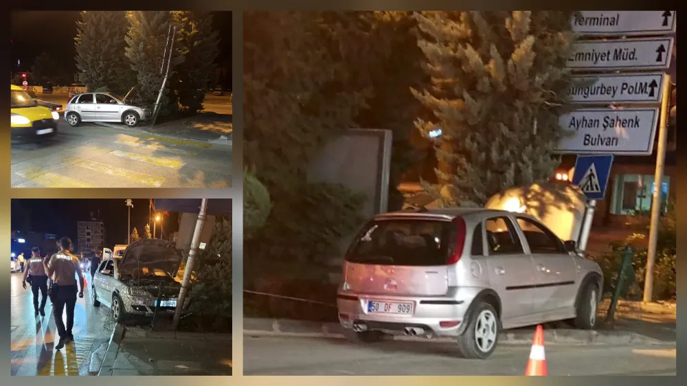 NİĞDE’DE GECE SAATLERİNDE TRAFİK KAZASI